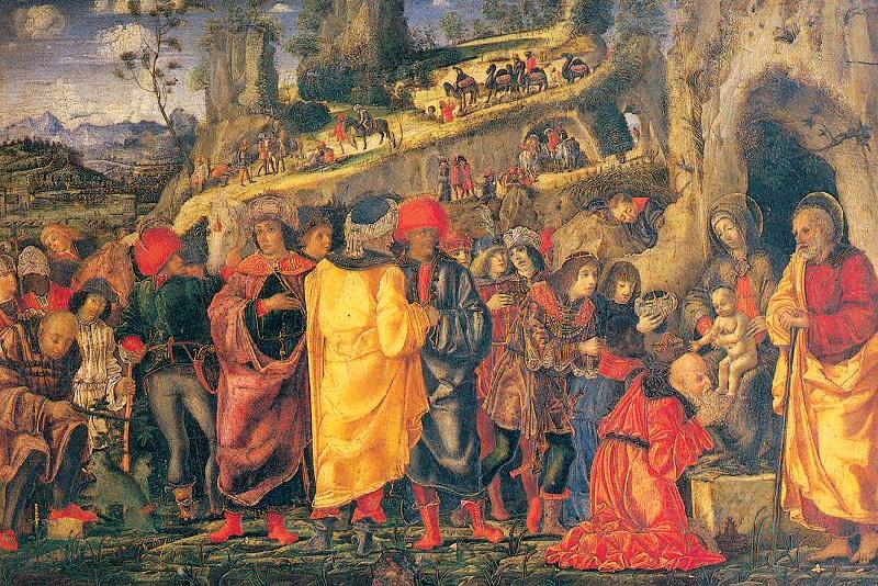Parentino, Bernardo The Adoration of the Magi oil painting image